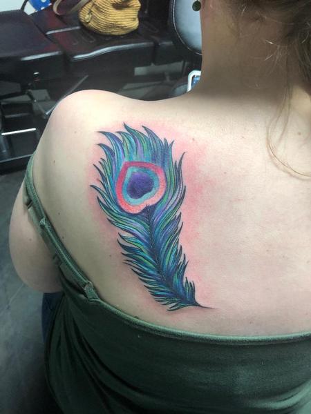 Tattoos - Peacock Feather - 139436